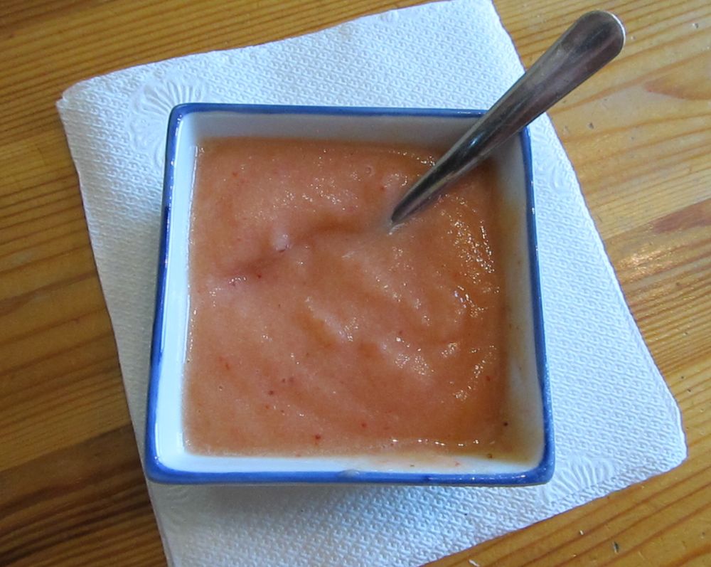 Strawberry Apple Peach Sorbet