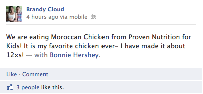 Moroccan Chicken Testimony