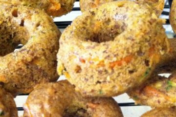 Carrot Zucchini Muffins as donuts