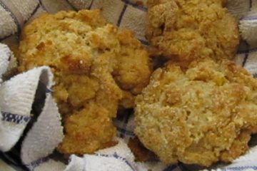 hearty cornmeal biscuits