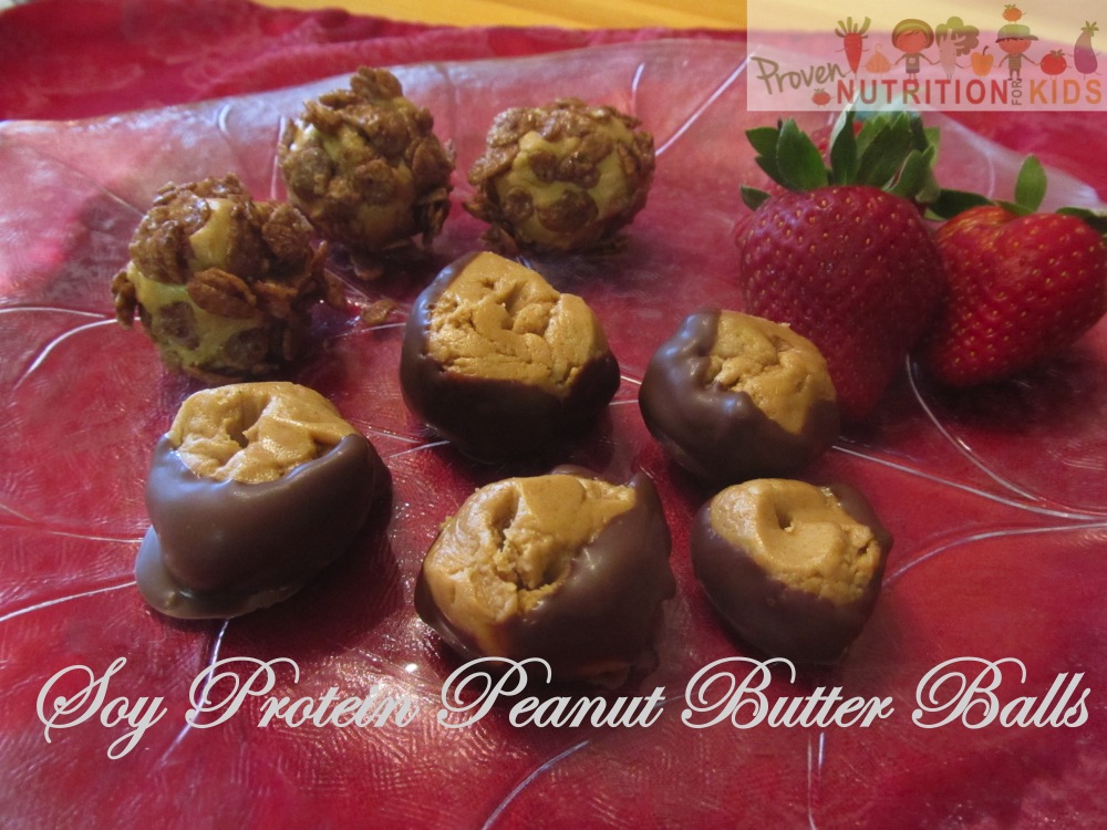 Soy Protein Peanut Butter Balls