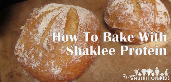 bake with shaklee protein