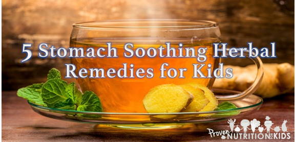 five stomach soothing herbal remedies for kids